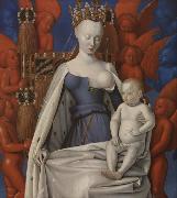 Jean Fouquet Madonna and Chile (mk08) USA oil painting artist